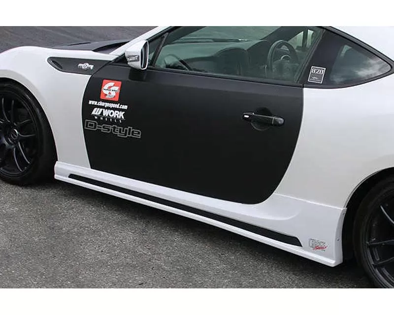 Charge Speed  Type 1 Side Skirts (Japanese FRP) Pair Subaru BRZ / Scion FR-S / FT-86 13-18 - BCSB13-CS990SS2
