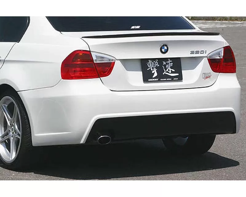 Charge Speed FRP Rear Bumper (Japanese FRP) Fit Single Exhaust Only BMW E90 3-Series 05-08 - BCBE90-CS2100RB