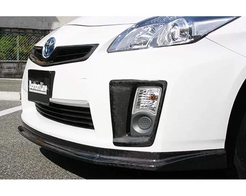 Charge Speed Front Bumper Side Cowl Carbon (Japanese CFRP) Toyota Prius 10-11 - BCTP10-CS820FBSCC