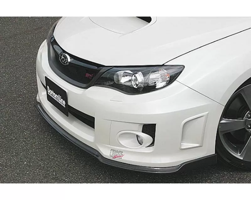 Charge Speed  Bottom Lines Type 2 Front Lip Carbon (Japanese CFRP)  Subaru WRX/ STi GV-B Sedan 11-14 - BCSI11-CS973FL2C