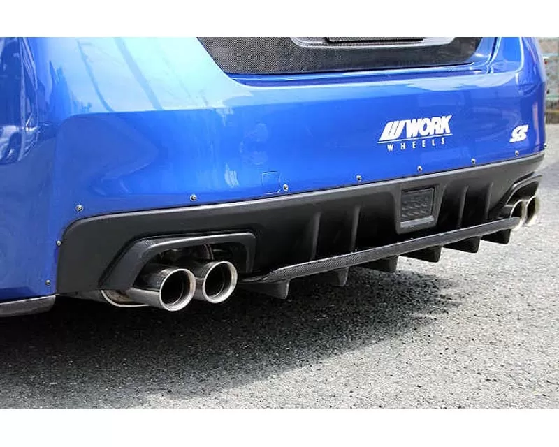 Charge Speed Carbon Rear Under Plate for OEM Rear Bumper Only (Japanese CFRP) Subaru WRX STi 2015-2021 - BCSI15-CS9735RUPC