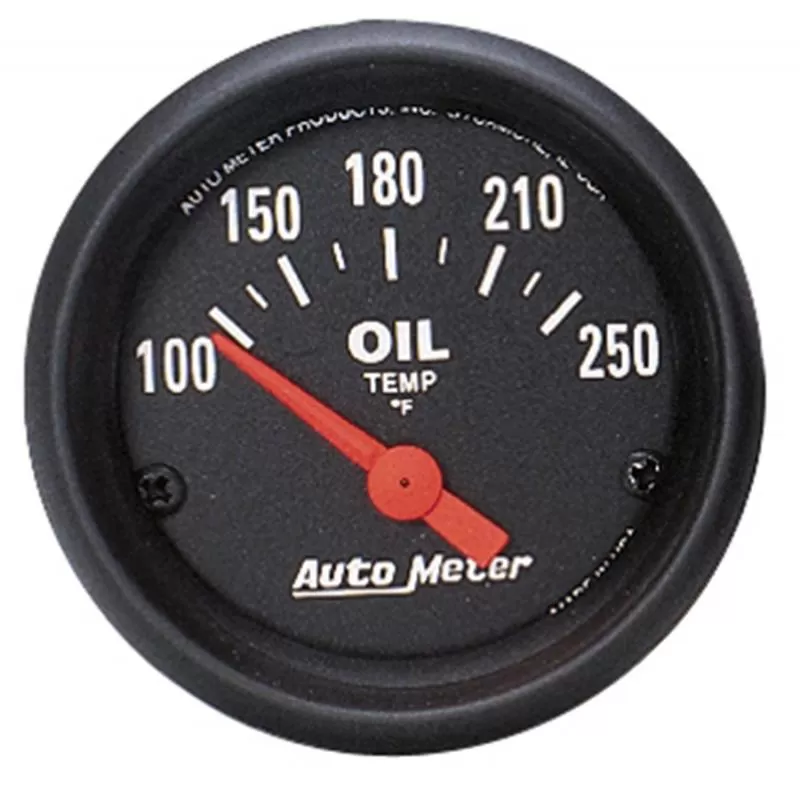 AutoMeter GAUGE; OIL TEMP; 2 1/16in.; 100-250deg.F; ELECTRIC; Z-SERIES - 2638