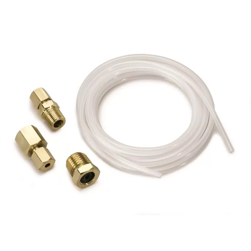 AutoMeter TUBING; NYLON; 1/8in.; 10FT. LENGTH; INCL. 1/8in. NPTF BRASS COMPRESSION FITTING - 3223