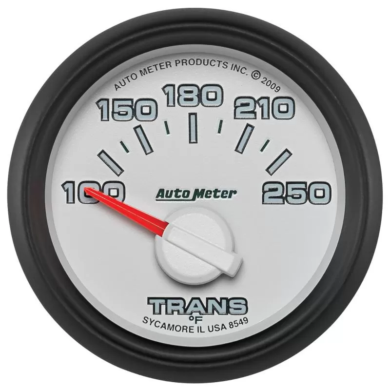 AutoMeter GAUGE; TRANS. TEMP; 2 1/16in.; 100-250deg.F; ELECTRIC; RAM GEN 3 FACTORY MATCH Dodge 2003-2009 - 8549