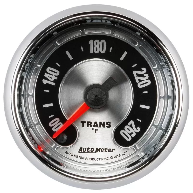 AutoMeter GAUGE; TRANS TEMP; 2 1/16in. 260deg.F; DIGITAL STEPPER MOTOR; AMERICAN MUSCLE - 1257
