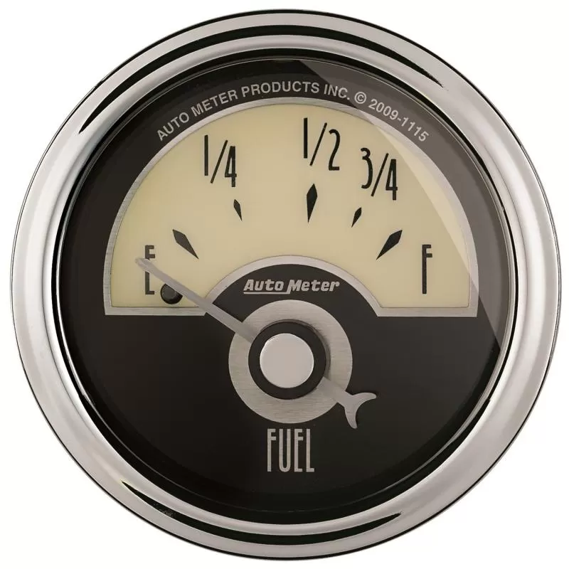 AutoMeter GAUGE; FUEL LEVEL; 2 1/16in.; 73OE TO 10OF; ELEC; CRUISER AD - 1105