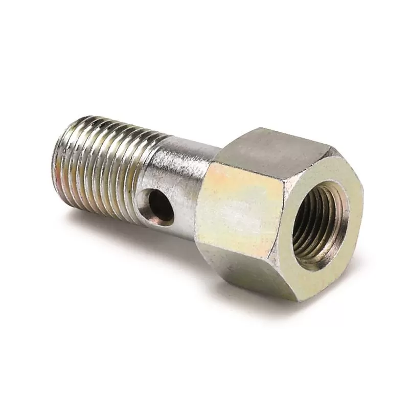 AutoMeter FITTING; ADAPTER; 12MM BANJO BOLT TO 1/8in. NPTF FEMALE; FUEL PRESSURE - 2276