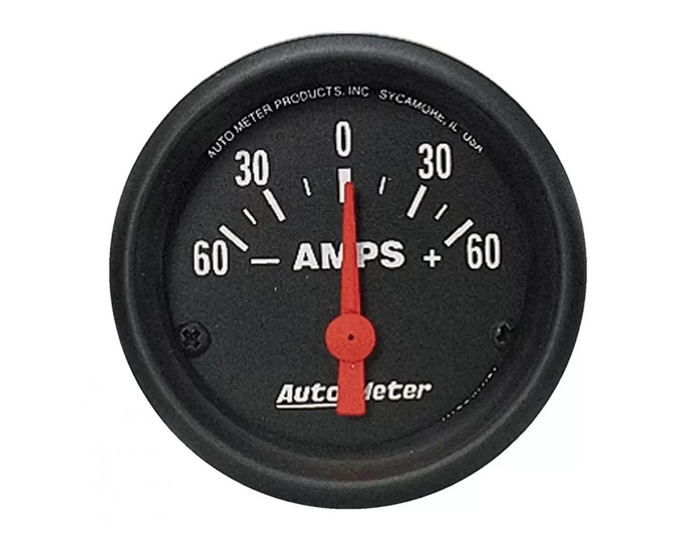 AutoMeter GAUGE; AMMETER; 2 1/16in.; 60A; ELECTRIC; Z-SERIES - 2644