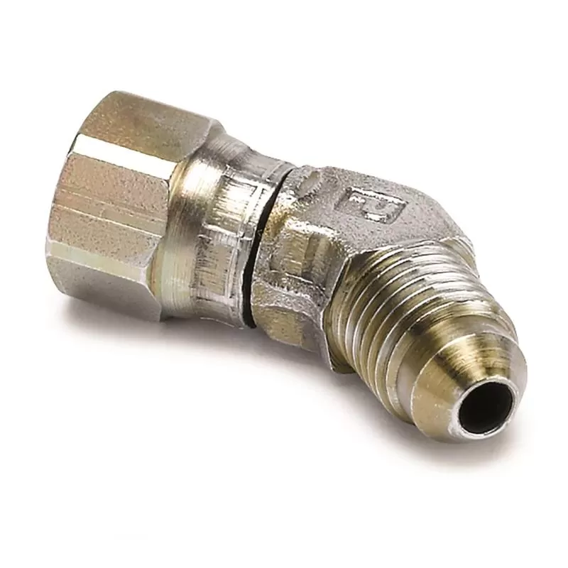 AutoMeter FITTING; ADAPTER; 45deg.;-4AN FEMALE TO-4AN MALE; STEEL - 3273