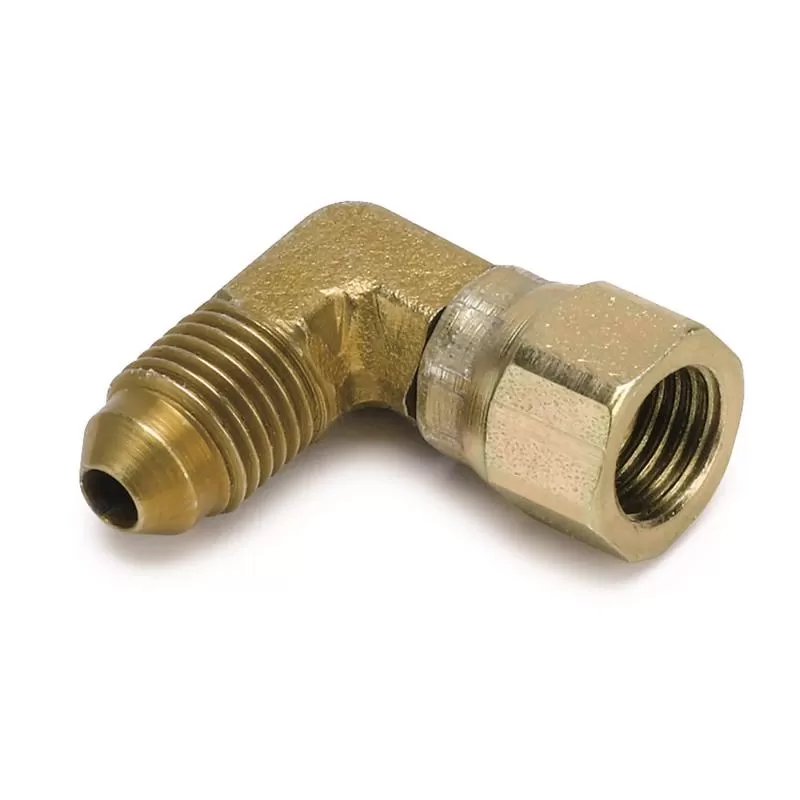 AutoMeter FITTING; ADAPTER; 90deg.;-4AN FEMALE TO-4AN MALE; STEEL - 3274