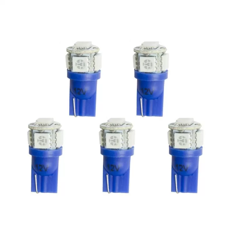 AutoMeter LED BULB; REPLACEMENT; T3 WEDGE; BLUE; 5 PACK - 3286-K
