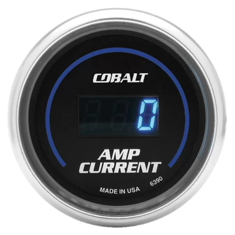 AutoMeter GAUGE; STEREO AMP CURRENT; 2 1/16in.; 250A; DIGITAL; COBALT - 6390