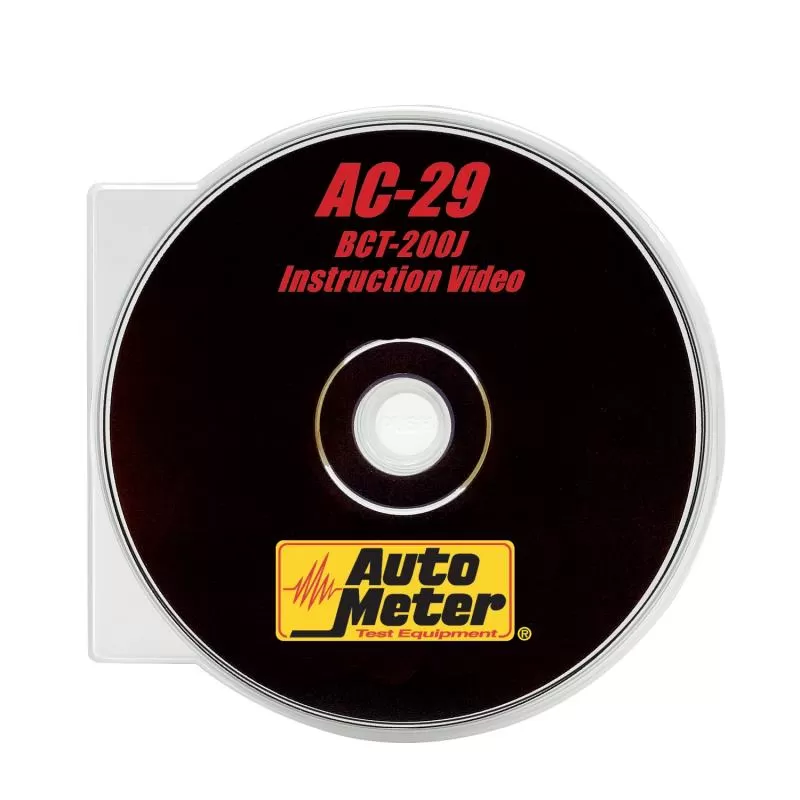 AutoMeter BCT-200J INTELLICHECK II TRAINING DVD - AC-29