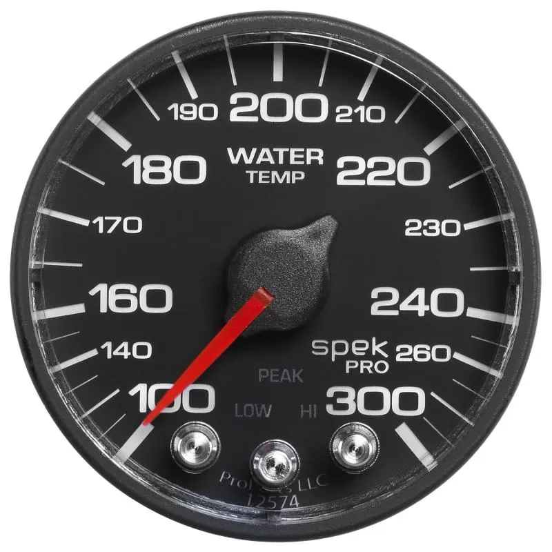 AutoMeter 2-1/16in. WATER TEMP; 100-300`F; BFB; ECU; SPEK - P546328