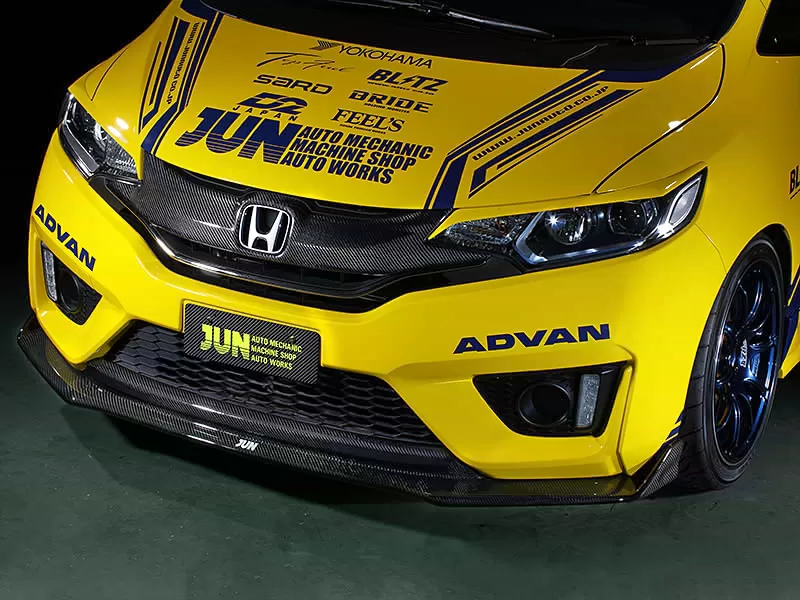 JUN FRP Front Lip Spoiler Honda Fit - 8001M-H005