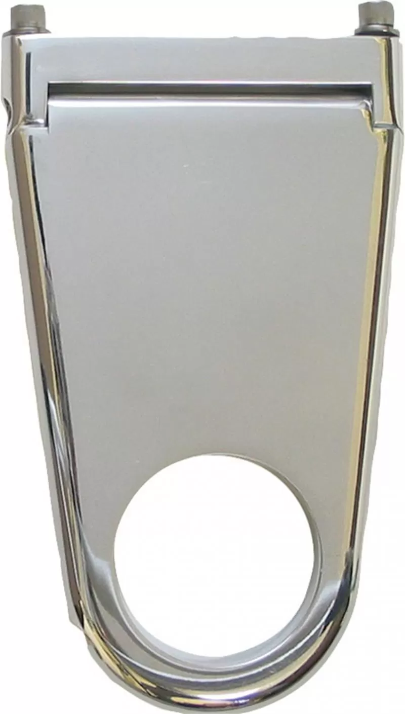 Borgeson Column Drop; Blank Style; 2-1/4in. Column X 6in. Drop; Polished Aluminum - 911226