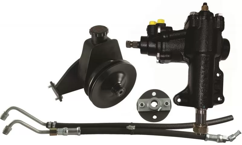 Borgeson P/S Conversion Kit; Fits 68-70 Mustang with Manual Steering and 200/250 Inline 6 Ford - 999027