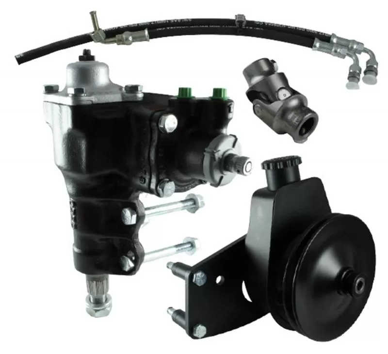 Borgeson Power Conversion Kit; 66-77 Ford Bronco with factory manual steering and 289/302 Ford Bronco 1966-1977 - 999059