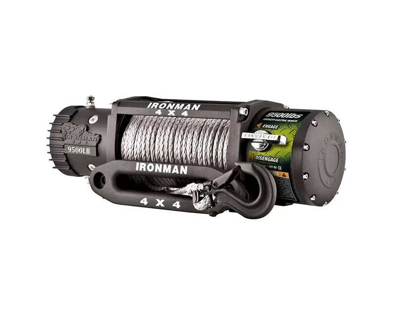 Ironman 4x4 MONSTER WINCH 12000LBS 12v Electric (Synthetic Rope) - WWB12000SR