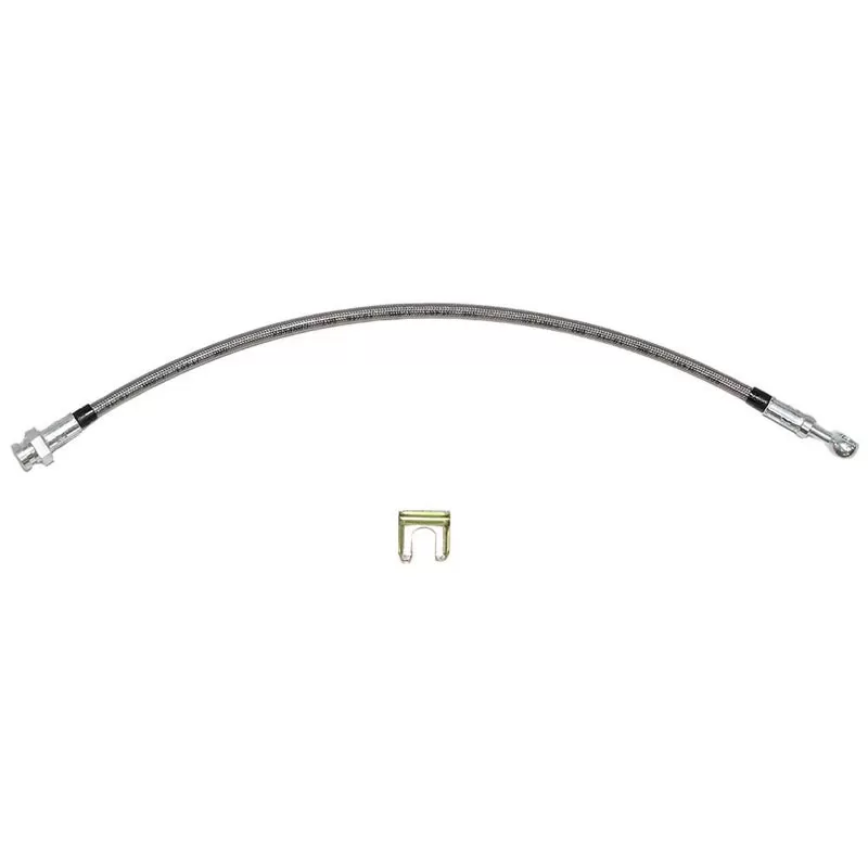 Fine Lines Brake Hose For 01-07 GM 2500HD/3500 Dually Rear Axle Rear-Left Stainless - HSP0018SS