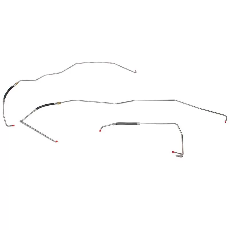 Fine Lines Transmission Cooler Lines For 02-06 Avalanche 2500 8.1 Liter Engine 4L85-E Stainless - TTC0301SS