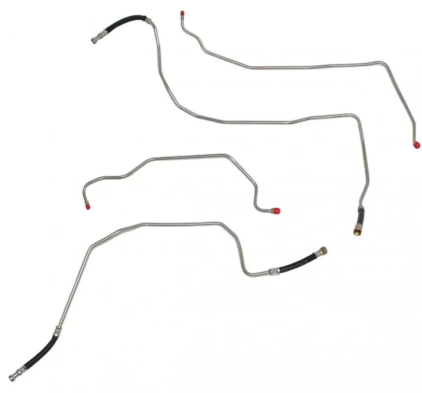 Fine Lines Transmission Cooler Lines For 00-06 GM SUV Full Size With NO Auxiliary Cooler Steel - TTC0311OM