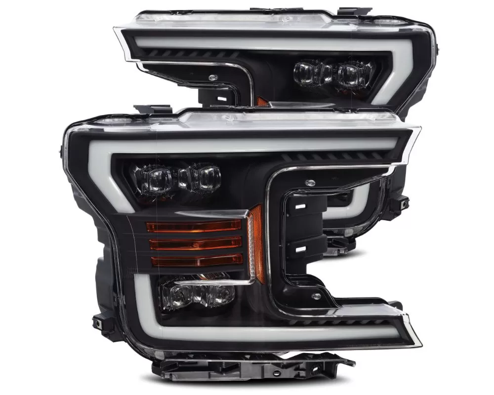NOVA-Series Led Projector Headlights Black Ford F-150 2018-2020 Alpharex - 880182