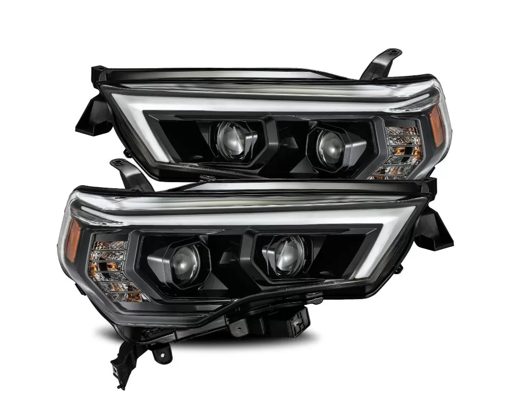 Alpahrex LUXX-Series Projector Headlights Midnight Black Toyota 4Runner 2014-2020 - 880720