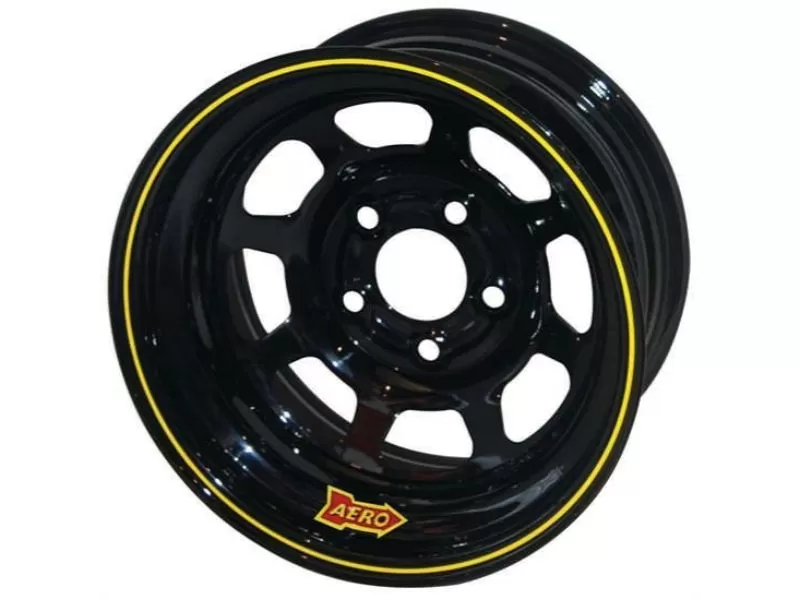 Aero Race Wheels ARW50-184710 Wheel 15x8 5x4.75 Black Powder Coat Wheel - 50-184710