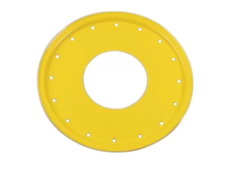 Aero Race Wheels  Mud Buster 1pc Ring and Cover Yellow - 54-500001