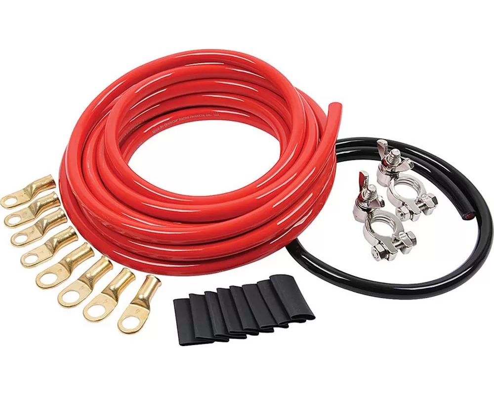 Allstar Performance Battery Cable Kit 2 Gauge 1 Battery ALL76110 - ALL76110