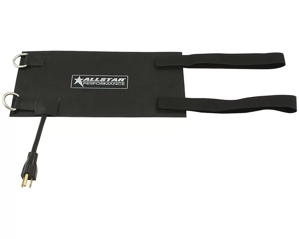 Allstar Performance Black Heating Pad 6x12 w/Straps ALL76424 - ALL76424
