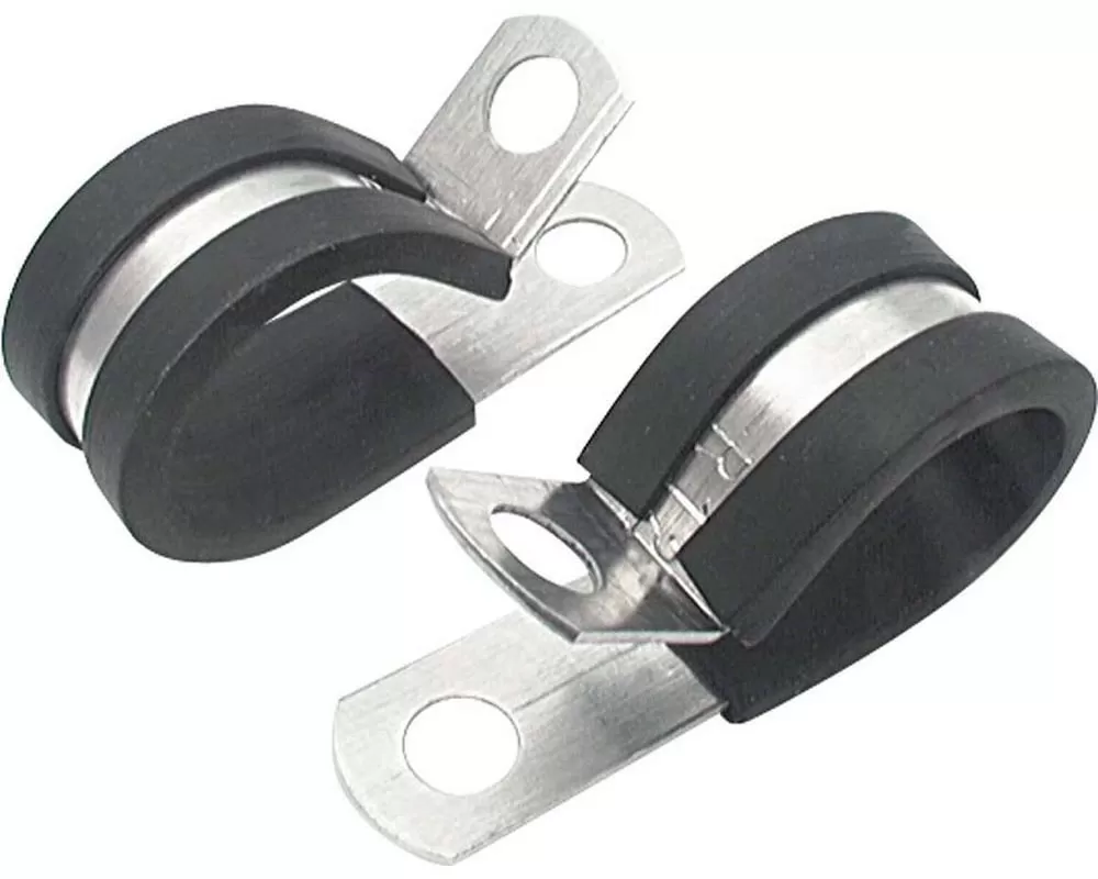 Allstar Performance Aluminuminum Line Clamps 1/2in 10pk ALL18303 - ALL18303