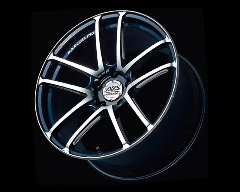 AVS Model F50 19x10 5x114.3 35mm Platinum Blue Combi Wheel - YBG9K35ED