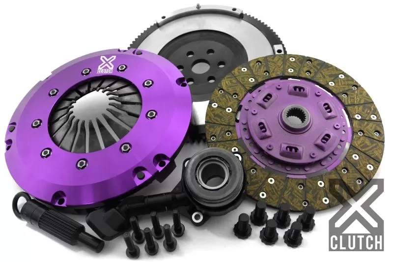 XClutch Clutch Kit with Chromoly Flywheel + HRB Stage 1 Single Sprung Organic Disc Ford - XKFD24640-1A