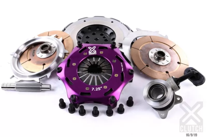XClutch Clutch Kit with Chromoly Flywheel + HRB 7.25 and Twin Solid Ceramic Discs Hyundai Veloster N 2019-2021 2.0L 4-Cylinder - XKHD18631-2E