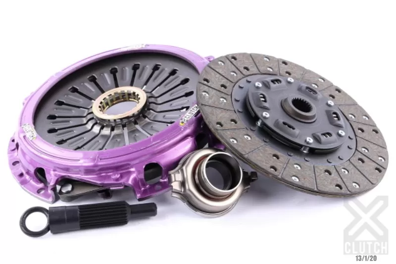 XClutch Clutch Kit Stage 1 Sprung Organic Clutch Disc with Steel Backed Facing Mitsubishi Lancer 2005-2006 2.0L 4-Cylinder - XKMI24010-1T