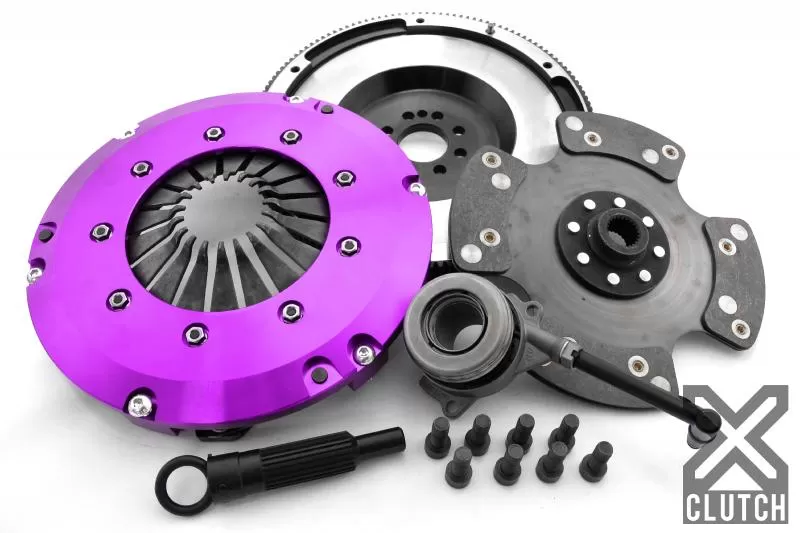 XClutch Clutch Kit with Chromoly Flywheel + HRB Stage 3 Carbon Blade Clutch Disc Volkswagen 2.0L 4-Cylinder - XKVW24698-1P