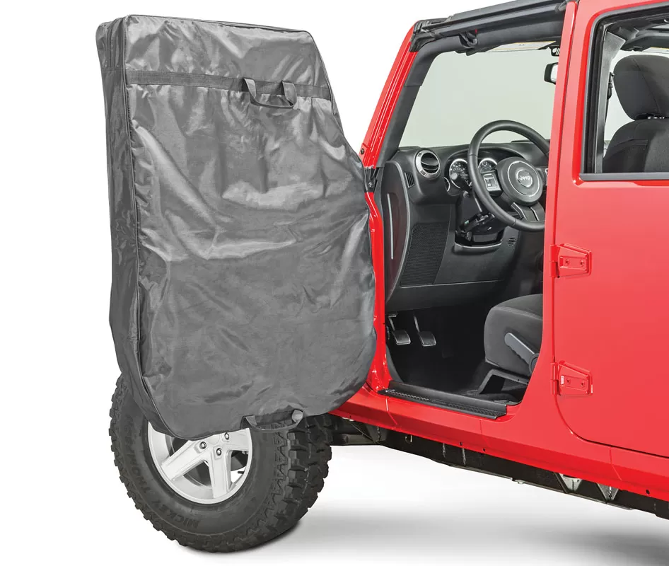 MasterTop Black Hard Door Storage Bags Pair Jeep CJ | Wrangler 1976-2018 - 13110001