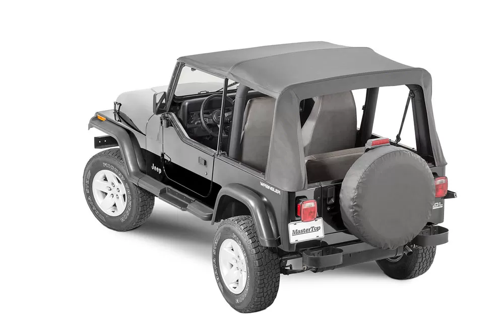 MasterTop Black Diamond Clear Glass Replacement Top With Door Skins Jeep Wrangler YJ 1988-1995 - 15110135