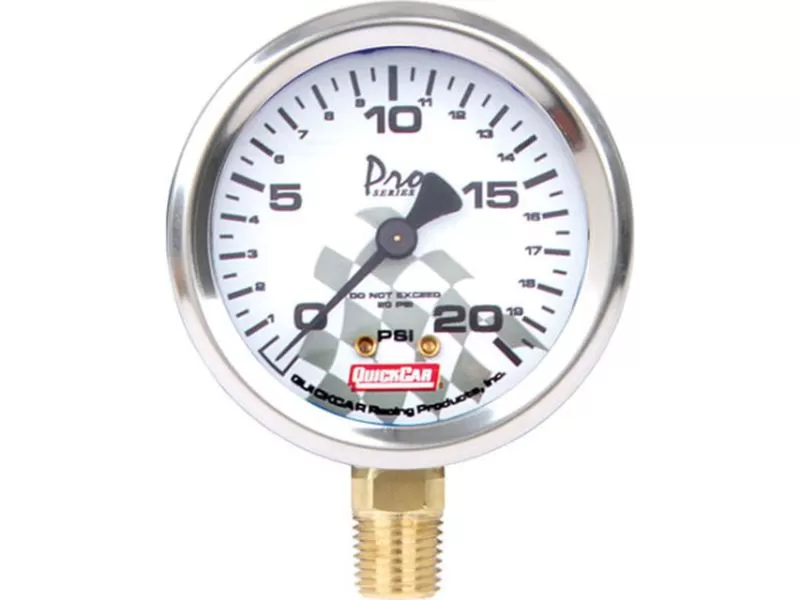 Quickcar Racing Products 0-20 PSI Dry Tire Gauge Head - QRP56-002