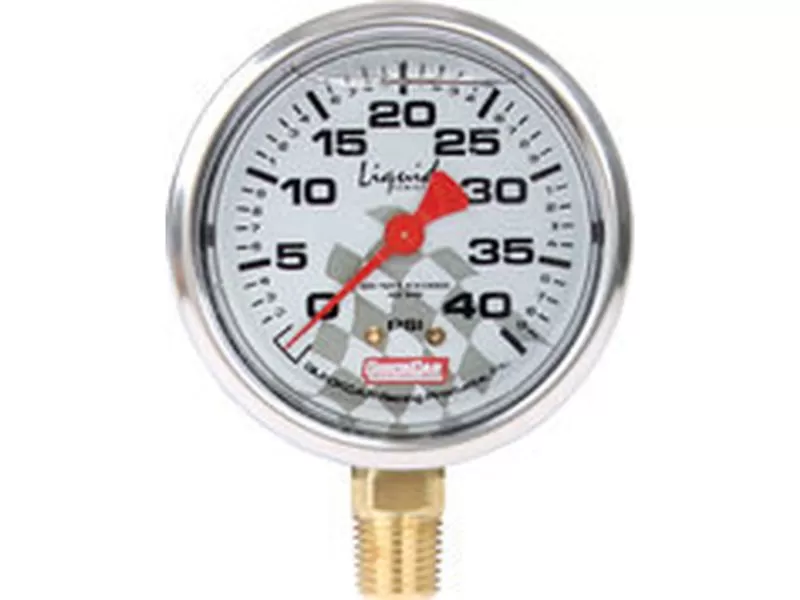Quickcar Racing Products 0-40 PSI Liquid Filled Tire Gauge Head - QRP56-0041