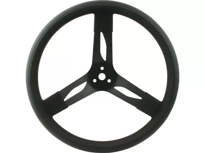 Quickcar Racing Products 15 inches Steering Wheel Stl Black - QRP68-003