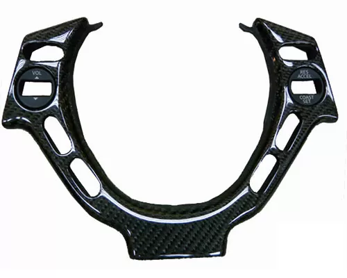 Titek Carbon Fiber Steering Wheel Bezel (Gloss)Nissan GT-R R35 09-20 - R35-1007W