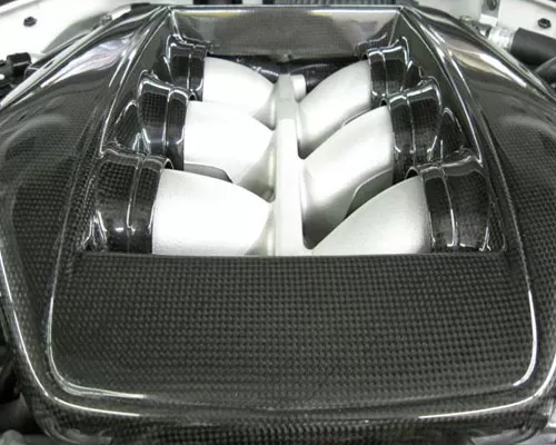 Titek Carbon Fiber Engine Cover (Gloss) Nissan GT-R R35 2009-2021 - R35-1019W