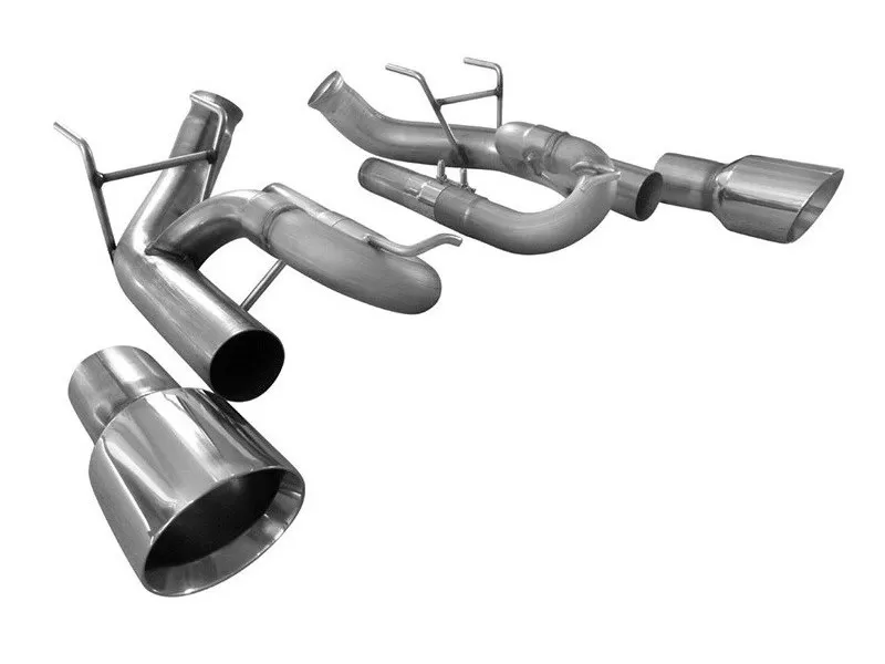 Solo Performance Axle-Back Exhaust System (Black Tips) Ford Mustang GT 2011-2014 - 993148BK
