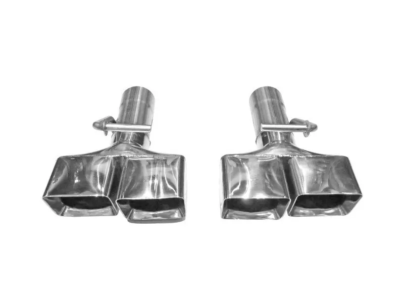 Solo Performance 2" Weld On Exhaust Tips (Pair) Dodge Challenger RT 2008-2014 - T607-1R2.5WO