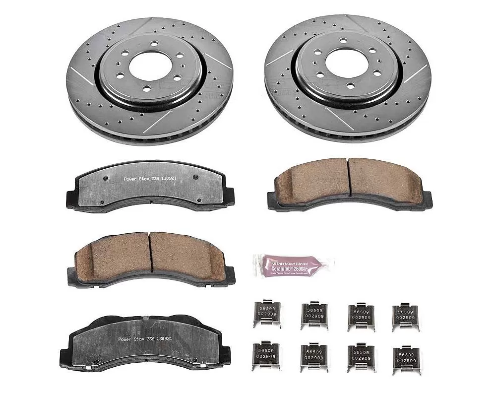 Power Stop Z36 Truck & Tow Brake Kit Front Ford Expedition 2010-2018 - K3167-36