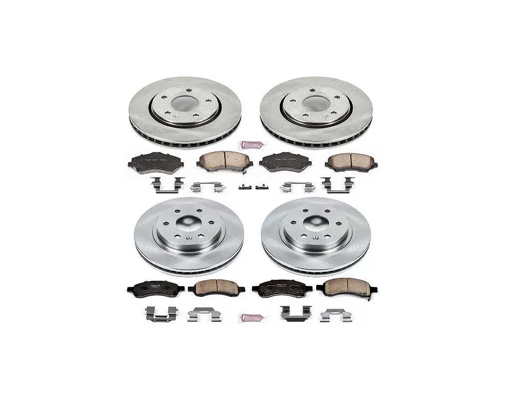Power Stop Autospecialty Brake Kit Front & Rear Buick Enclave 2008-2017 - KOE4466