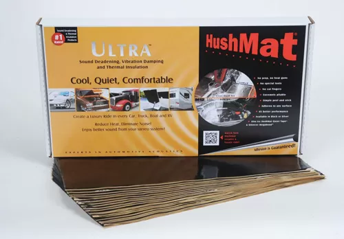 Hushmat Ultra Floor/Dash Kit 20 pc 12in.x23in. Black - 10400